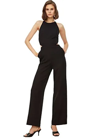 Trendyol Damen Waist Free-standing Jumpsuits Overall, , 38 EU