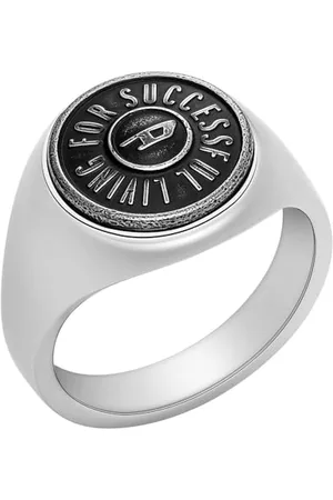 Diesel Herren-Siegelring Edelstahl, DX14630409