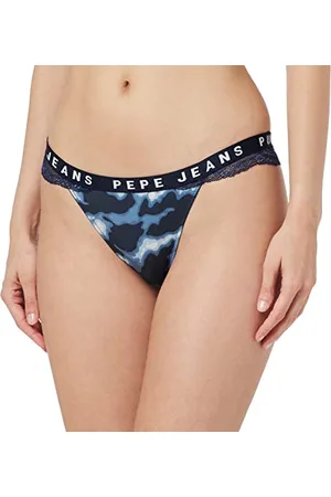 Pepe Jeans Damen Camo Thong Bikini Style Underwear, , XS