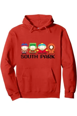 South Park Gang Stan Kyle Cartman & Kenny verpixelt Pullover Hoodie