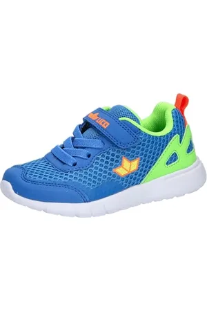 LICO Taro VS Sneaker, Blau/Lemon/Orange, 35 EU