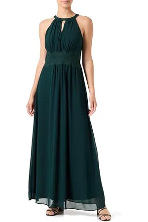 VILA Damen Vimilina Halterneck Maxi Dress-Noos Kleid, ,42