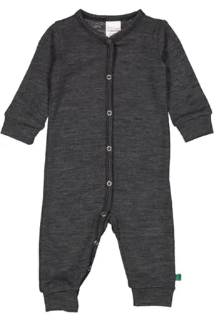 Green Cotton Unisex Wool Bodysuit Base Layer, , 86
