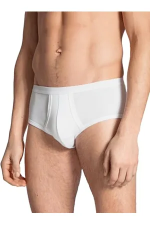 Calida Twisted Cotton Slip Herren, mit Eingriff, aus 100% Baumwolle