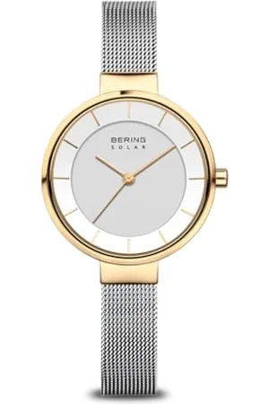 Bering Damen Uhr Quarz Movement - Solar Collection mit Edelstahl und Saphirglas 14631-024 - 5 ATM