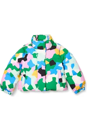 Amazon Mädchen Kurze Steppjacke Mit Durchgehendem Reißverschluss (Aus Mattem Oder Sherpa Fleece, Gesteppt), , 11-12 Jahre