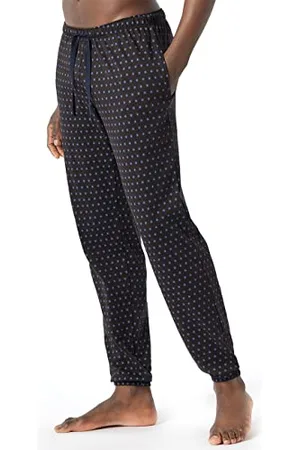 Schiesser Herren Hose lang Bündchen Pyjamaunterteil, , 56