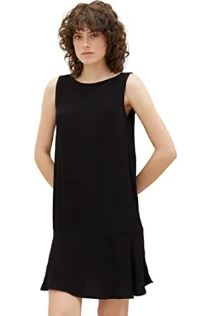 TOM TAILOR Damen Sommer-Kleid mit Volant