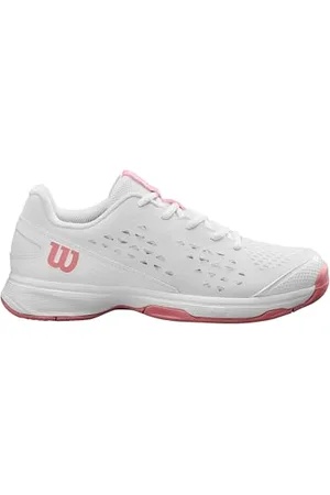 Wilson Rush PRO JR L Tennisschuh, White/White/Mauveglow, 28 EU
