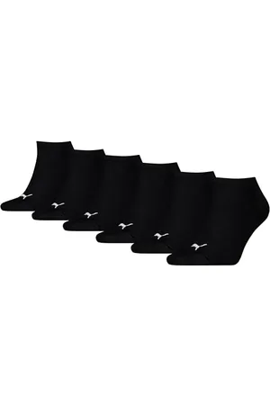 PUMA Unisex Plain Sneaker, Black-New, 39/42 (5er Pack)