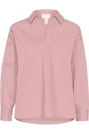 Part Two Damen Lynnepw Female Oversize Fit Long Sleeve Shirt, Silberrosa, 40