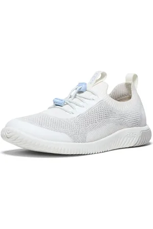 Keen KNX Knit Lace Sneakers, Star White/Skyway, 36 EU