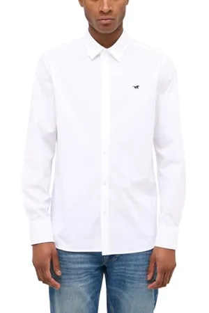 Mustang Herren Langarm-Hemd Casper KC Basic