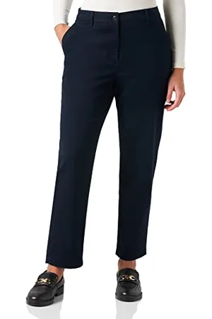 Tommy Hilfiger Damen Hose Cotton Straight Pant Businesshose , , 36