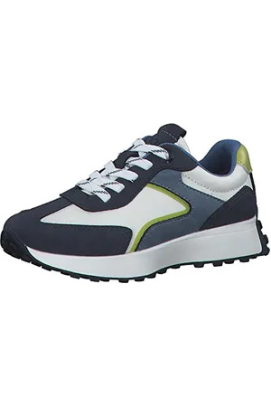 QS by s.Oliver Sneaker 5-5-43208-30 Blau Red Label