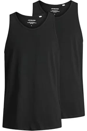 JACK & JONES Herren Jacbasic Tank 2 pakker Top, , M EU