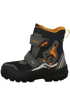Lurchi Schneestiefel Kendy-TEX, Farbe:Black-Yellow, Größe:32