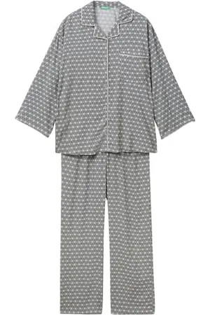 Benetton Damen Pig(Camicia+Pant) 4x9x3p00j Pyjamaset, , XS
