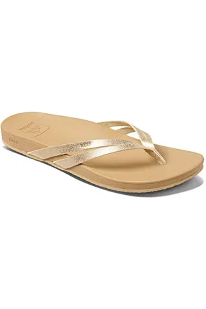 Reef Damen Kissen Spring Joy Flipflop, Champagner, 37.5 EU