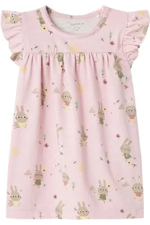 NAME IT Baby - Mädchen Nbfhejse Capsl Dress Jerseykleid, , 68 EU