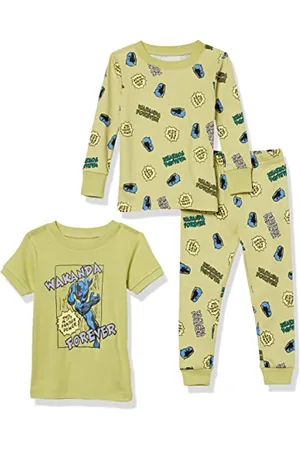 Amazon Marvel Jungen Eng Anliegende Schlafanzugsets, 3-Teilig, , 8 Jahre
