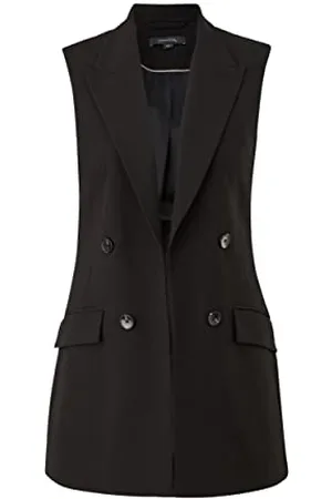 Comma, Damen 60.2.61.15.155.2131749 Blazer, 9999 schwarz, 38