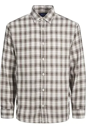 JACK & JONES Herren JORGRACIA Parker Check Shirt LS SN Poloshirt 12239322 , ,S