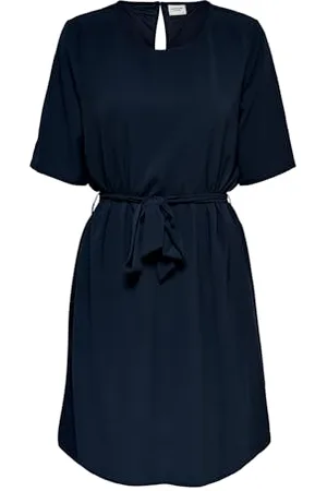 JDY Damen AMANDA 2/4 Belt Dress WVN NOOS Kleid, , 36
