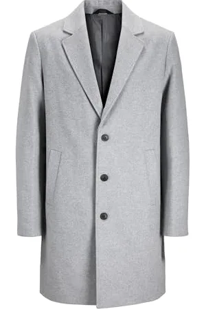 JACK & JONES Male Wollmantel Wollmantel