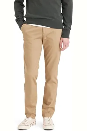 Dockers Herren Signature Khaki Slim Fit Pants Refined Chinos, , 30W / 34L