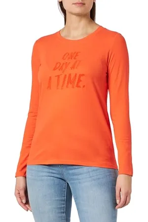 QS by s.Oliver Langarmshirt mit Effektprint