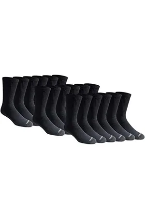 Dickies Herren-Arbeitssocken, Baumwollmischgewebe, gepolstert, 18 und 36 Paar, , Shoe Size: 6-12