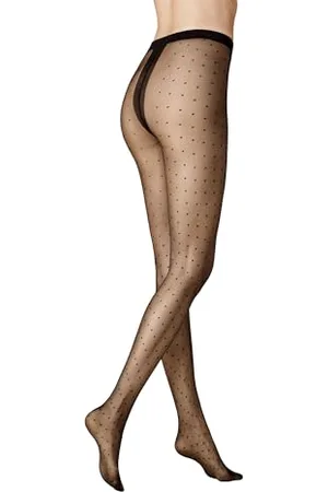 Kunert Damen Strumpfhosen Raffinesse Dots gepunktet 20 DEN 44-46