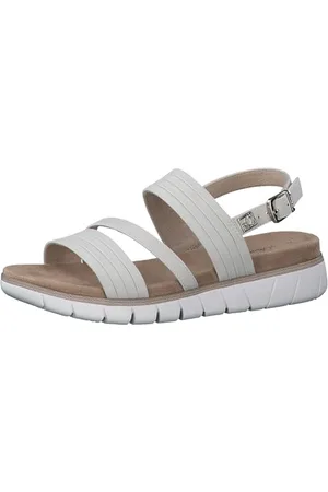 QS by s.Oliver Damen Sandalen mit dicker Sohle Vegan, , 41
