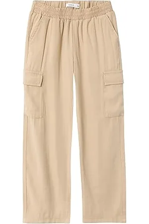NAME IT Mädchen NKFBELLA ST TWI Cargo 8262-BU NOOS Hose, , 128