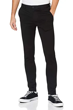 JACK & JONES Herren Jjimarco Jjphil Jersey Nor Black Noos Hose, , 28W / 32L EU