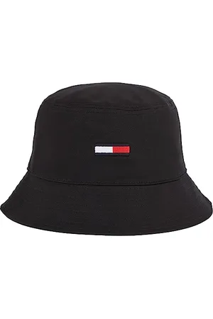 Tommy Hilfiger Tjm Flag Bucket Hat Hüte, Herren, (Black), Os