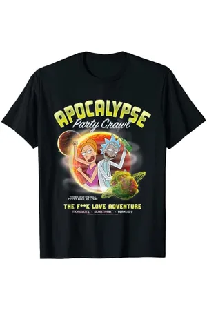 Rick and Morty Apocalypse Party Crawl T-Shirt