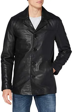 Schott NYC Herren LCMAINE2 Lederjacke, , Small