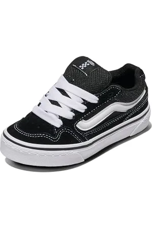 Vans Unisex Kinder Caldrone Sneaker Caldrone Trainers, SUEDE/MESH BLACK/WHITE, 38.5 EU