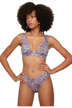 Trendyol Damen V Schneiden Sie Den Sechs Bikini Bottoms, , 36 EU