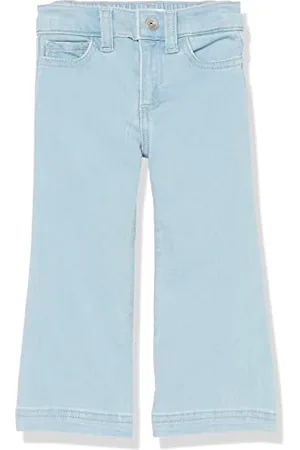 Amazon Mädchen Jeans mit Weitem Bein, , 4 Jahre