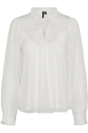 VERO MODA VMGABY LS TOP WVN GA