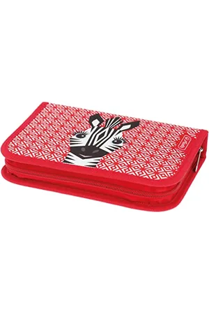 HERLITZ 50038237 31-teiliges Schüleretui, Cute Animals Zebra, 1 Stück