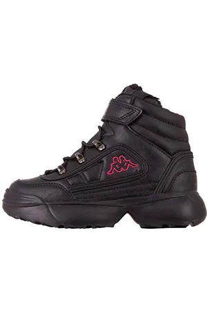 Kappa Unisex Kinder Shivoo Ice Hi K Unisex Kids Stra en Laufschuh, 1122 Black Pink, 25 EU