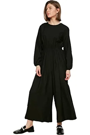 Trendyol Damen Talje gummi afslappet snit Overall, , 38 EU