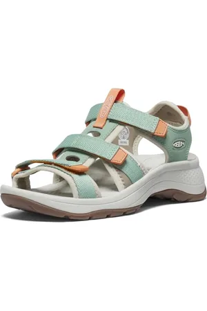 Keen Damen Astoria West Open Toe Sandalen, Granite Green/Tangerine, 37 EU