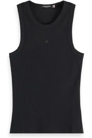 Scotch&Soda Damen Core Rib Racer Tank Top, , L EU