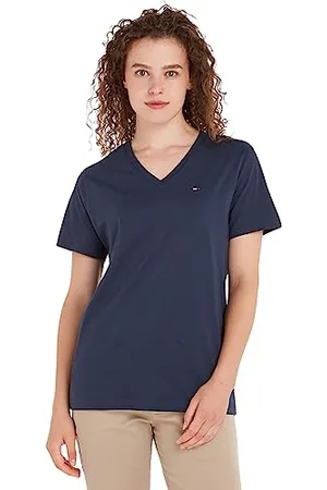 Tommy Hilfiger Herren T-Shirt Kurzarm TJM Original V-Ausschnitt, , S