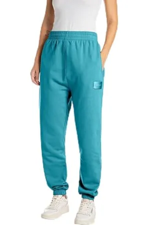 Replay Damen Jogginghose mit Taillenzug, Türkis (Peacock.. 181), S